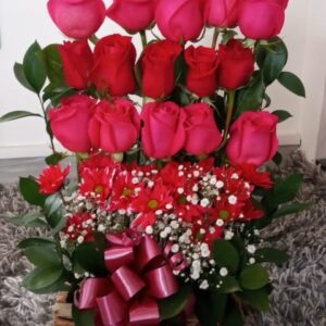 Escalera por 15 rosas