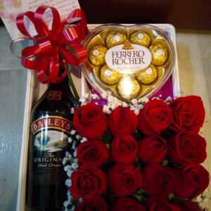 Baileys, Ferrero y rosas
