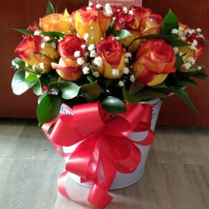 Balde  24 rosas