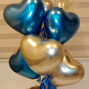 Peluche con globos bienvenida