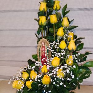 Medialuna con virgen