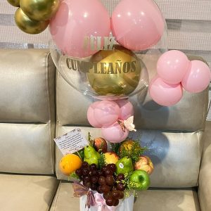 Cilindro frutal con Globos